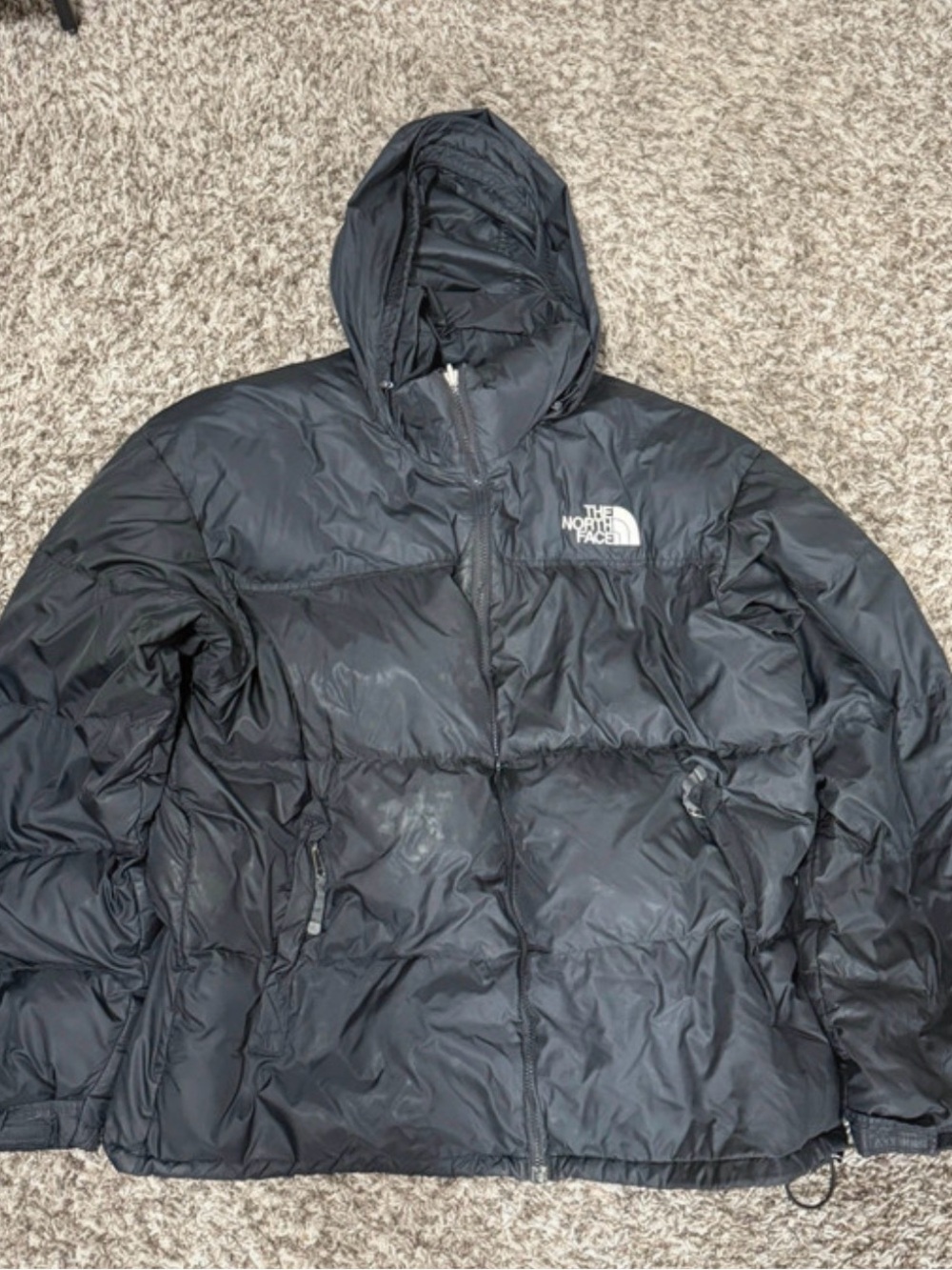 The north face 700 mens black puffer jacket
